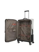 Travelite Crosslite szürke 4 kerekű bővíthető nagy bőrönd