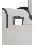 Travelite Crosslite szürke 4 kerekű bővíthető nagy bőrönd