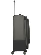 Travelite Crosslite zöld 4 kerekű bővíthető nagy bőrönd