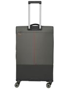 Travelite Crosslite zöld 4 kerekű bővíthető nagy bőrönd