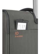 Travelite Crosslite zöld 4 kerekű bővíthető nagy bőrönd