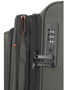 Travelite Crosslite zöld 4 kerekű bővíthető nagy bőrönd