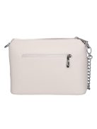 Karen Andrea fehér virágos rostbőr kicsi női oldaltáska