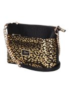 Karen Andrea fekete-arany rostbőr kicsi női oldaltáska