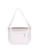 Karen Gema fehér-arany rostbőr női oldaltáska