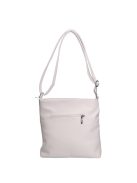 Karen Axel fehér virágos rostbőr női oldaltáska