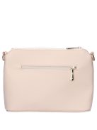 Karen Andrea bézs-drapp virágos rostbőr női oldaltáska