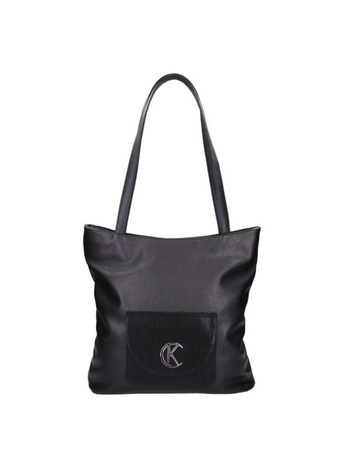 Karen Ce-Tolka fekete rostbőr női válltáska