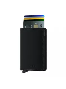 SECRID Slimwallet Matt Fekete mini pénztárca