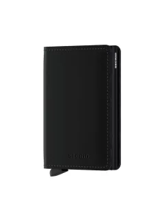 SECRID Slimwallet Matt Fekete mini pénztárca