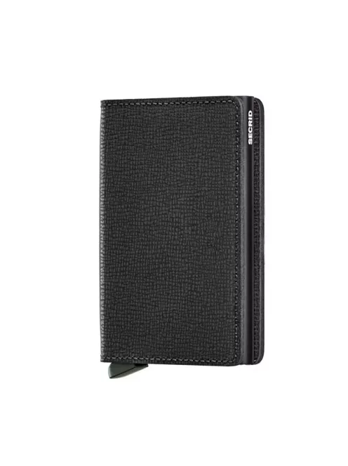 SECRID Slimwallet Crisple Fekete mini pénztárca