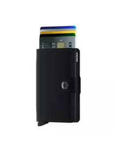 SECRID Miniwallet Matt Fekete mini pénztárca
