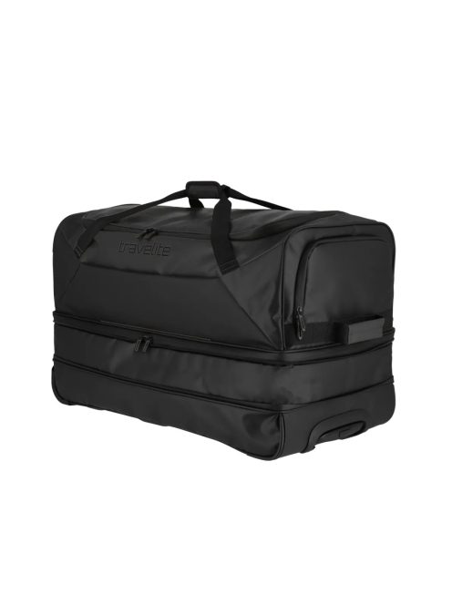 Travelite Basics fekete 2 kerekű bővíthetős gurulós utazótáska 70cm