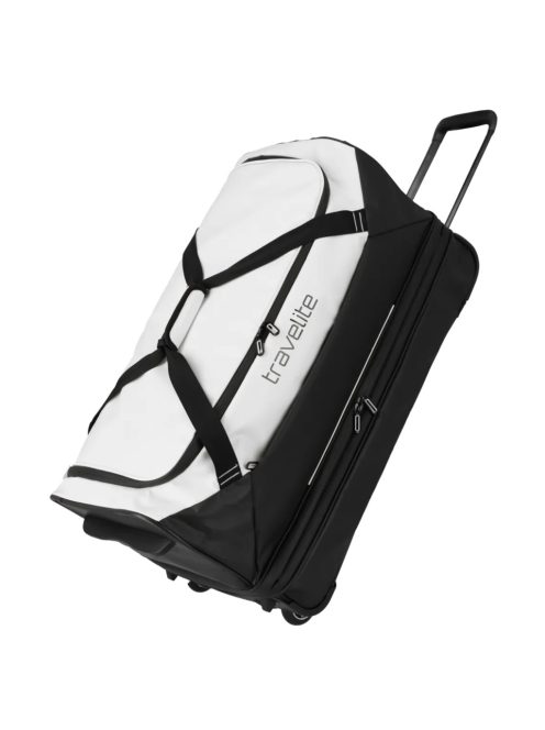 Travelite Basics fehér 2 kerekű bővíthetős gurulós utazótáska 70cm
