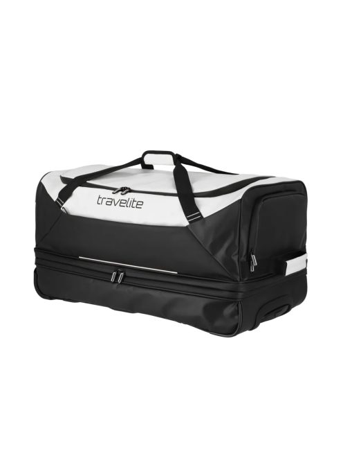 Travelite Basics fehér 2 kerekű bővíthetős gurulós utazótáska 70cm