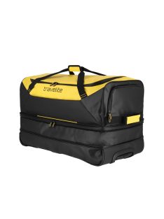   Travelite Basics sárga 2 kerekű bővíthetős gurulós utazótáska 70cm
