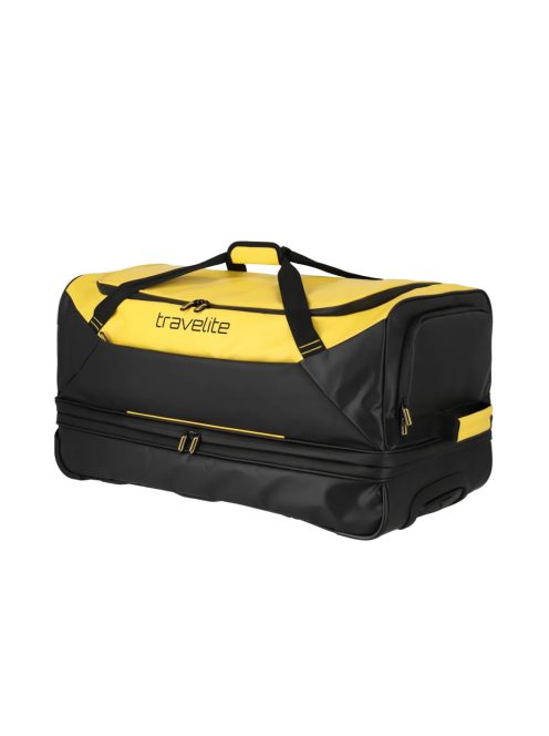 Travelite Basics sárga 2 kerekű bővíthetős gurulós utazótáska 70cm