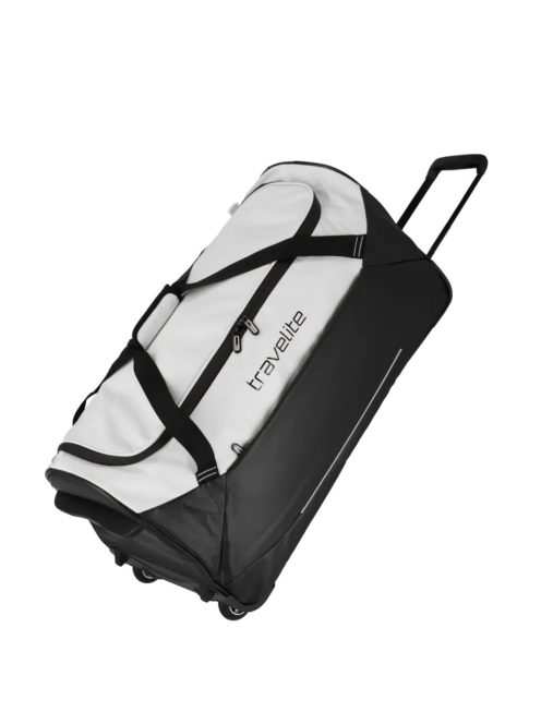 Travelite Basics fehér 2 kerekű gurulós utazótáska 71cm