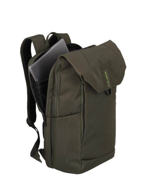 Travelite Pathway Fold zöld laptoptartós hátizsák 15,4"