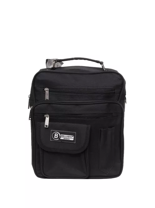 BELLUGIO FJ-006 Fekete férfi válltáska