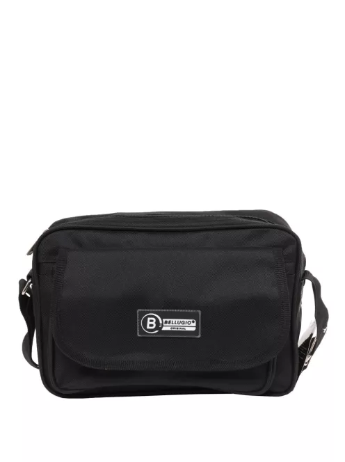 BELLUGIO FJ-003 Fekete férfi válltáska