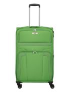 Travelite Skyline Orlando zöld 4 kerekű 5 részes bőrönd szett
