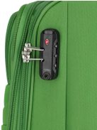Travelite Skyline Orlando zöld 4 kerekű 5 részes bőrönd szett