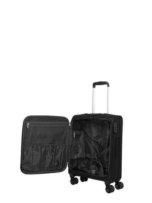 Travelite Skyline Orlando fekete 4 kerekű kabinbőrönd