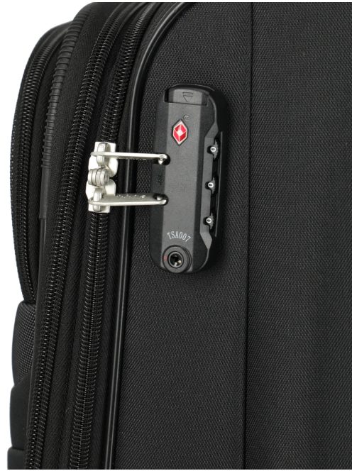 Travelite Skyline Orlando fekete 4 kerekű kabinbőrönd