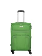 Travelite Skyline Orlando zöld 4 kerekű bővíthető közepes bőrönd