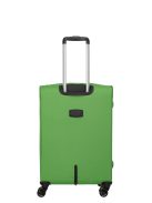 Travelite Skyline Orlando zöld 4 kerekű bővíthető közepes bőrönd