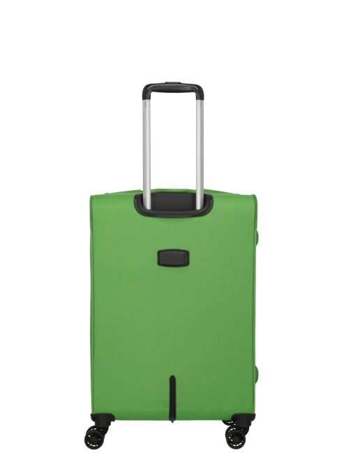 Travelite Skyline Orlando zöld 4 kerekű bővíthető közepes bőrönd