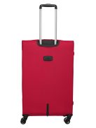 Travelite Skyline Orlando piros 4 kerekű bővíthető nagy bőrönd
