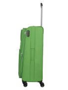Travelite Skyline Orlando zöld 4 kerekű bővíthető nagy bőrönd