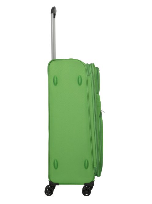Travelite Skyline Orlando zöld 4 kerekű bővíthető nagy bőrönd