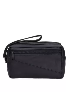 Autóstáska férfi 118-0067 Fekete bőr dupla 