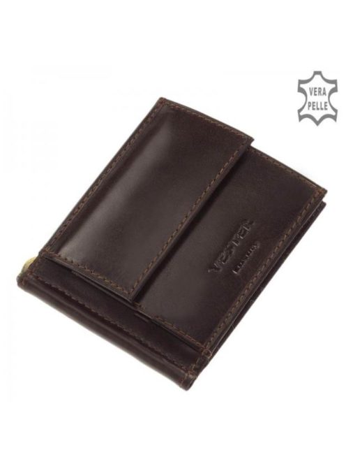 Pénztárca Vester VCS-D Barna bőr 