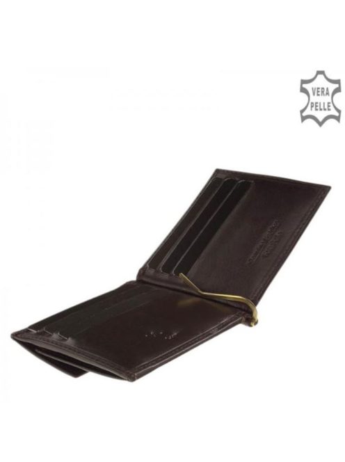 Pénztárca Vester VCS-D Barna bőr 