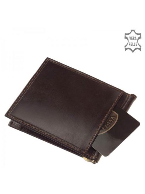 Pénztárca Vester VCS-D Barna bőr 
