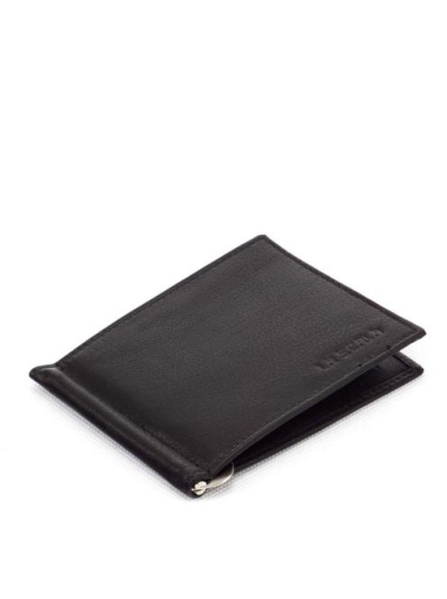 La Scala DG92 fekete bőr férfi dollár pénztárca