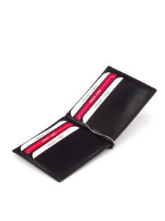 La Scala DG92 fekete bőr férfi dollár pénztárca