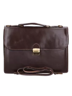 Aktataska-BOR-1-rekeszes-nagy-fedeles-Sotet-Barna