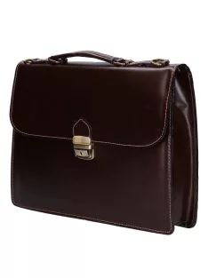 Aktataska-BOR-1-rekeszes-nagy-fedeles-Sotet-Barna