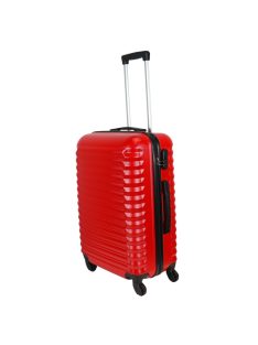 Easy Trip Toledo piros 4 kerekű közepes bőrönd