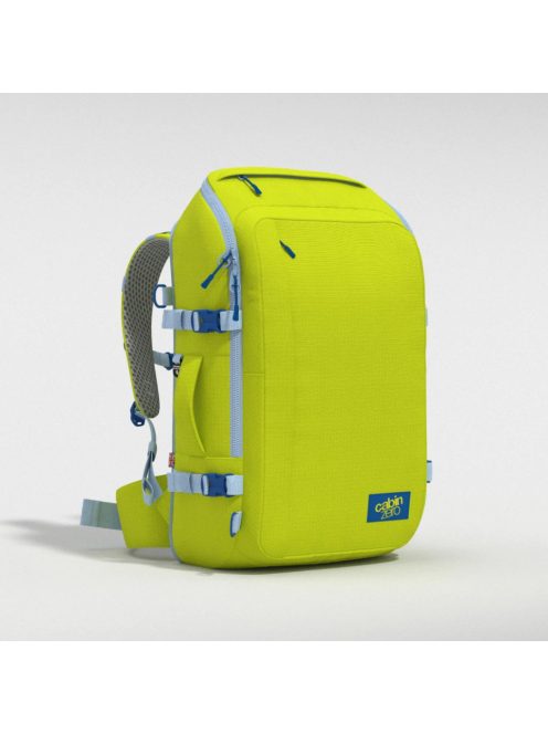 Cabinzero ADV 42L neonzöld kabin méretű utazótáska/hátizsák