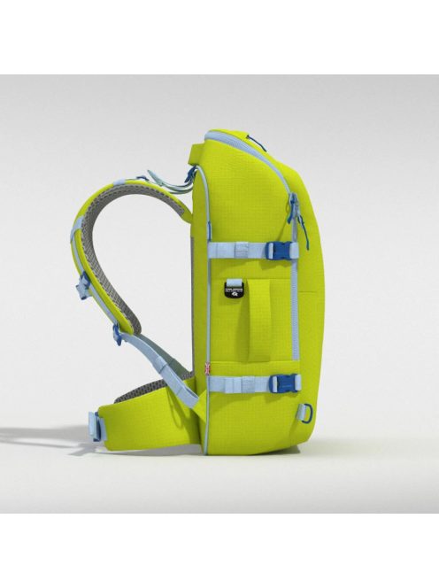 Cabinzero ADV 42L neonzöld kabin méretű utazótáska/hátizsák