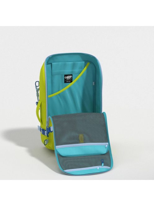 Cabinzero ADV 42L neonzöld kabin méretű utazótáska/hátizsák