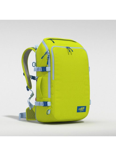 Cabinzero ADV Pro 42L neonzöld kabin méretű utazótáska/hátizsák