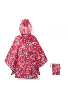 Reisenthel mini maxi poncho esőkabát paisley ruby