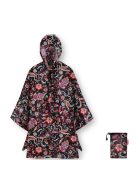 Reisenthel mini maxi poncho fekete virágos női esőkabát